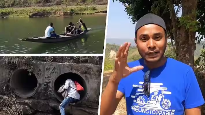 Viral video: बांग्लादेशी यूट्यूबर की भारत में अवैध प्रवेश संबंधी गाइड वायरल, लोगों में आक्रोश